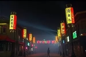 半城烟火纪录片封面，夜幕下的小吃街升腾热气