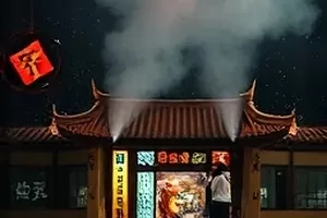 长夜归途剧集封面，雨夜巷口的两道手电光